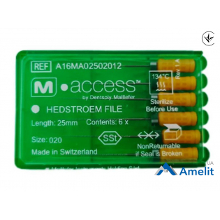 Інструмент ручний H-File M-Access №20, 25 мм (Dentsply Sirona), 6 шт./пак.